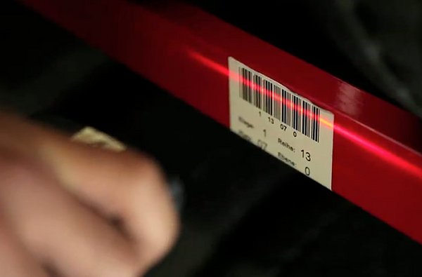Scanner für Lagergüter